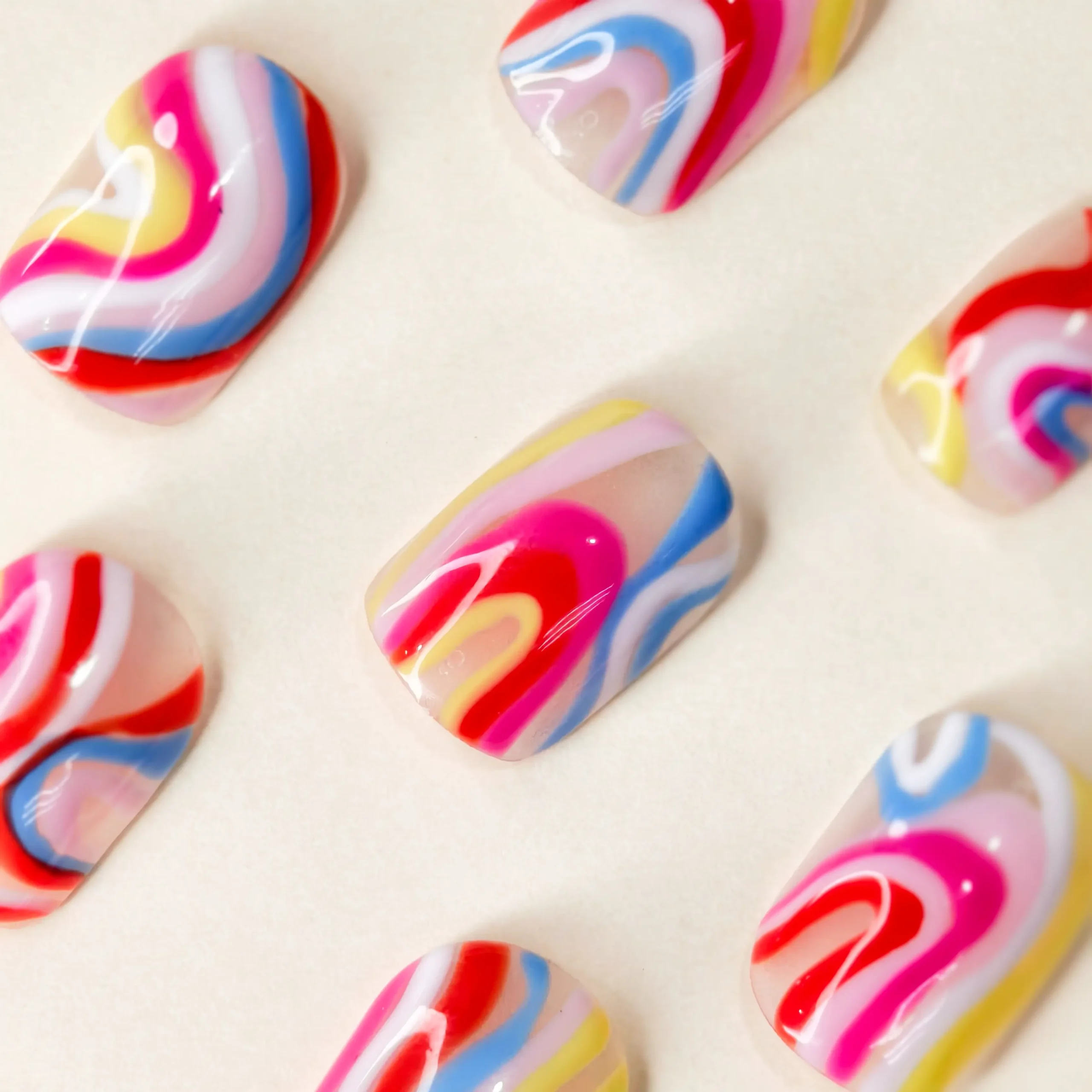 Amadela Rainbow Custom Press-On Nail Kit - Image 3